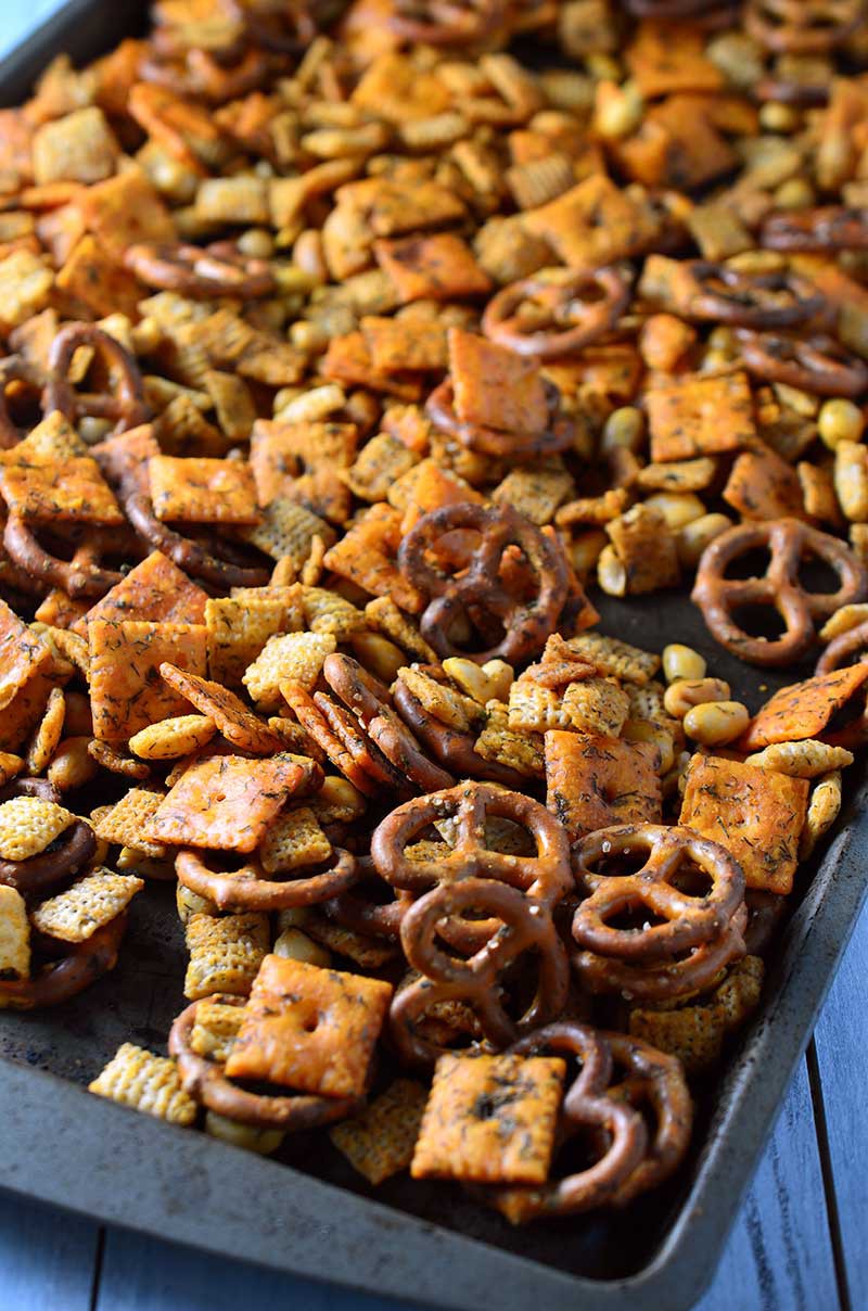 Spicy Ranch Snack Mix Recipe