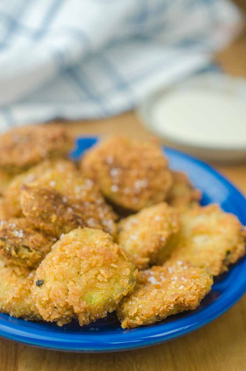Deep Fried Pickles Recipe -The Crispiest Fried Pickles - Life's Ambrosia