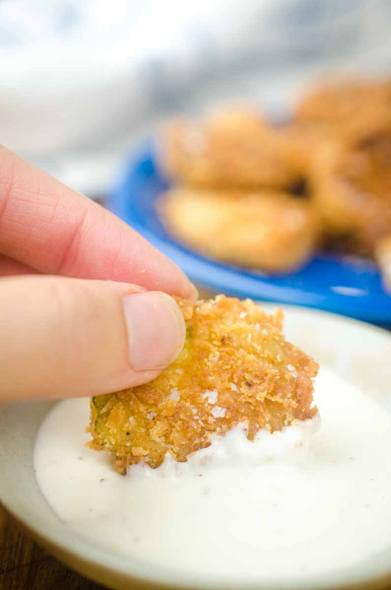 Deep Fried Pickles Recipe The Crispiest Fried Pickles Life's Ambrosia