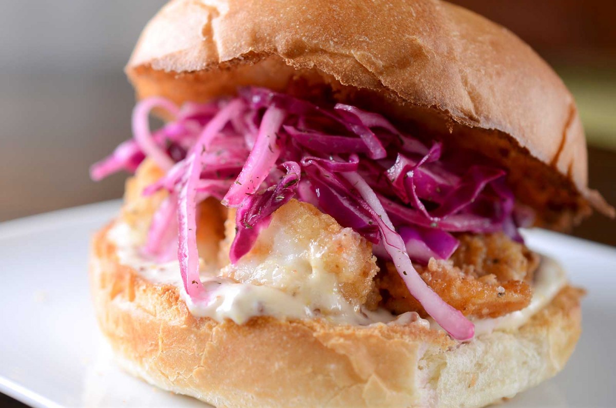 Recipe for Crispy Garlic Shrimp Sandwich Life's Ambrosia Life's Ambrosia