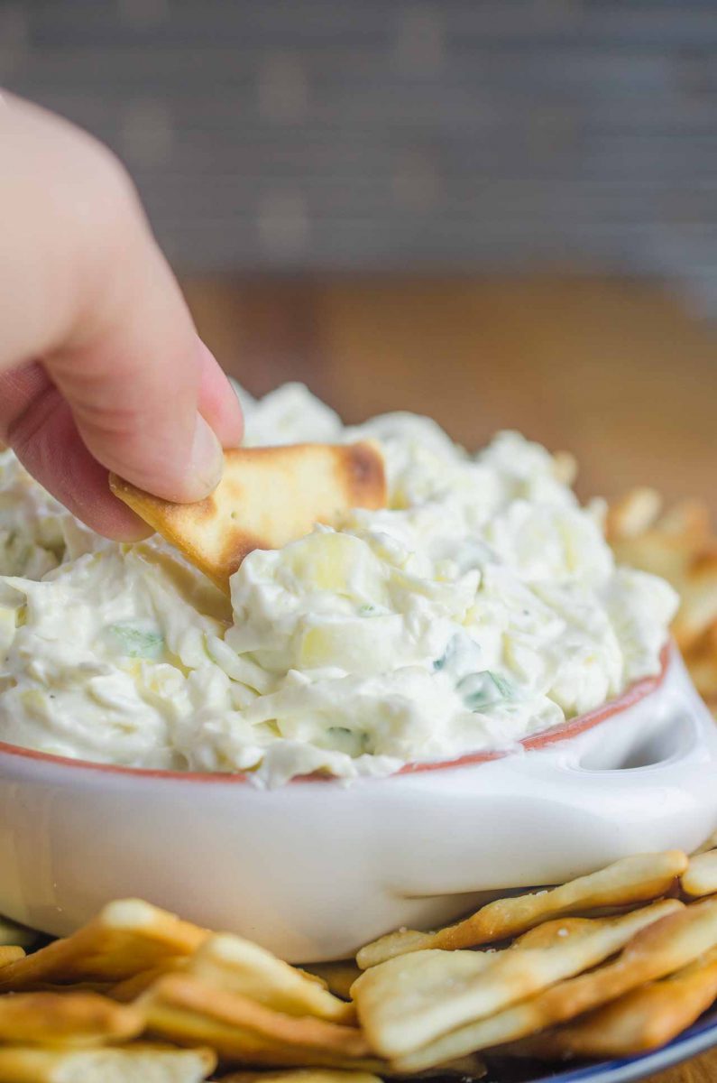 Creamy Artichoke Jalapeño Dip Recipe- Life's Ambrosia