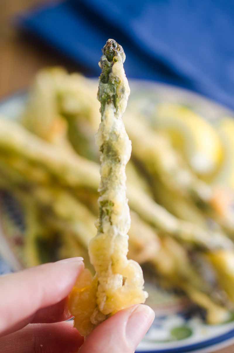 Asparagus Fries with Caper Aioli Life's Ambrosia