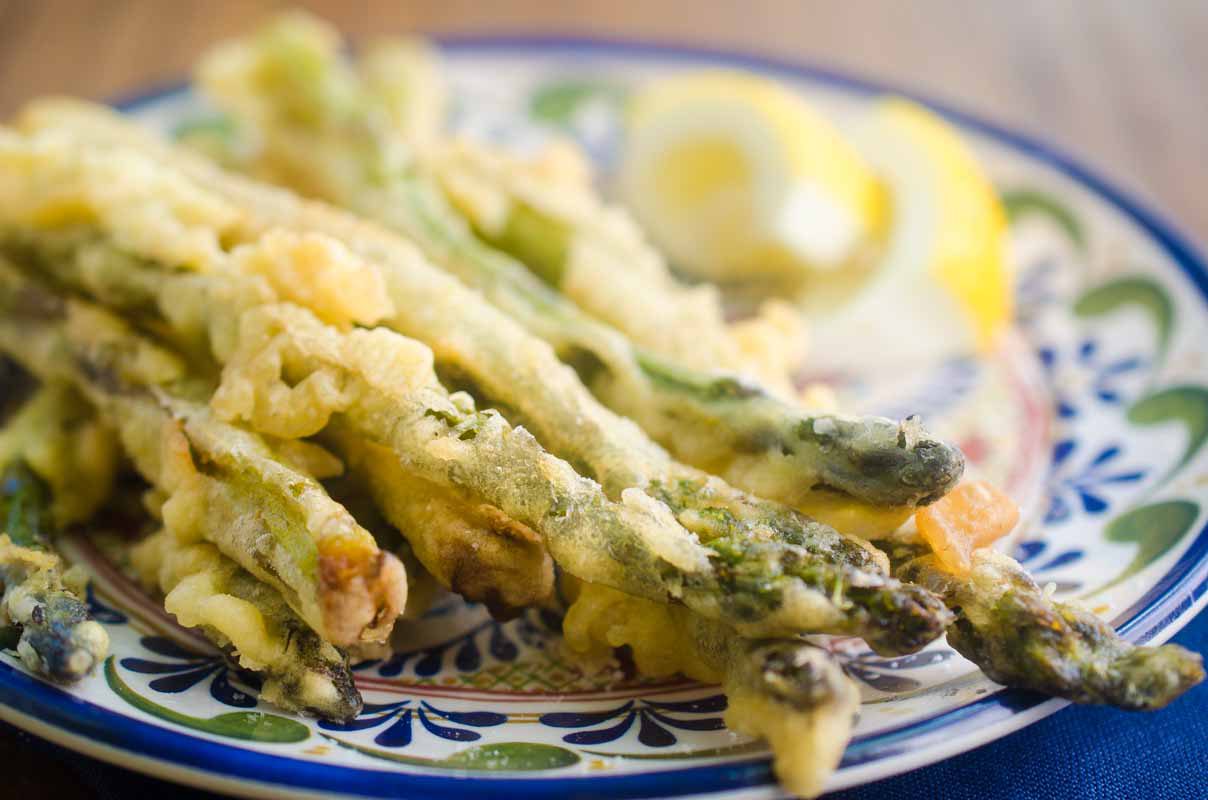 Asparagus Fries with Caper Aioli Life's Ambrosia