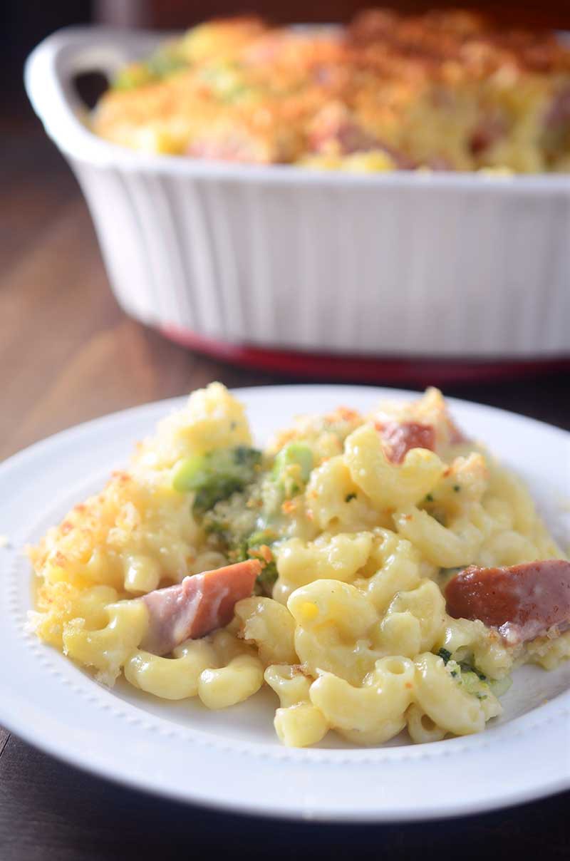 Cheesy Kielbasa Broccoli Casserole Life's Ambrosia