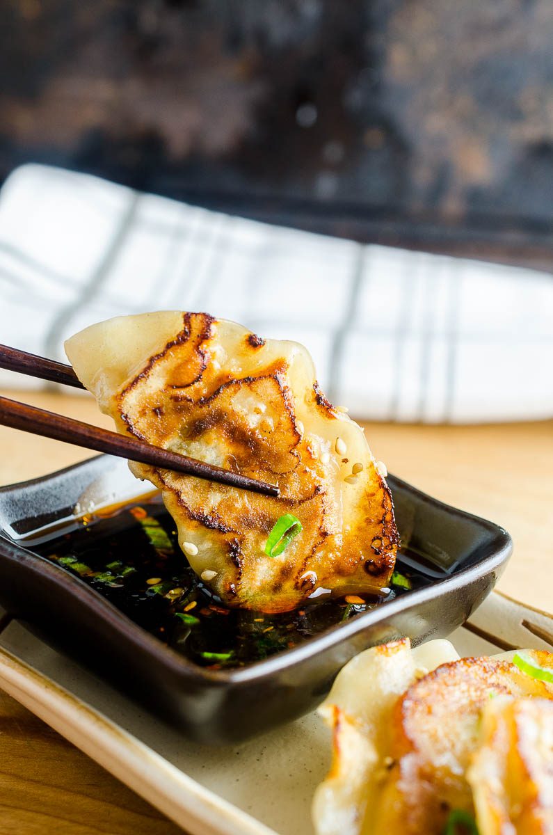 Spicy Sesame Chicken Potstickers Life's Ambrosia