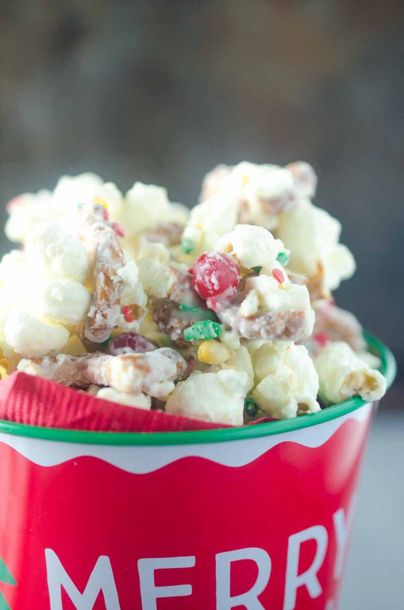 Cinnamon Christmas Popcorn - Life's Ambrosia