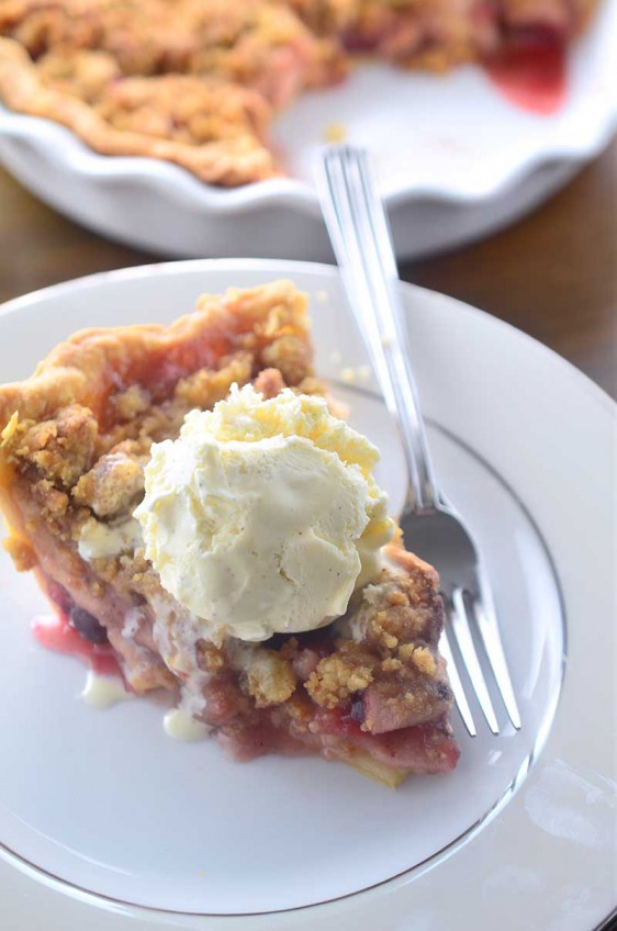 Cranberry Apple Crumble Pie Life's Ambrosia