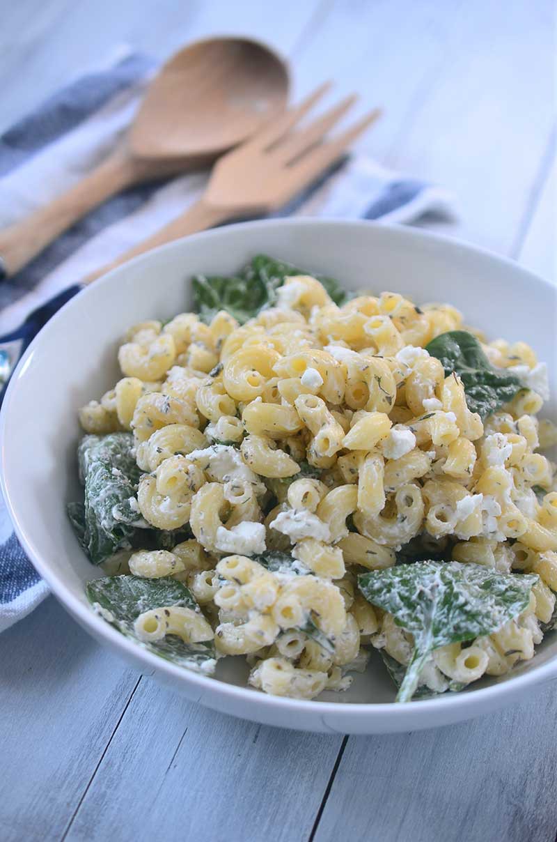 Creamy Goat Cheese Pasta Salad Life's Ambrosia