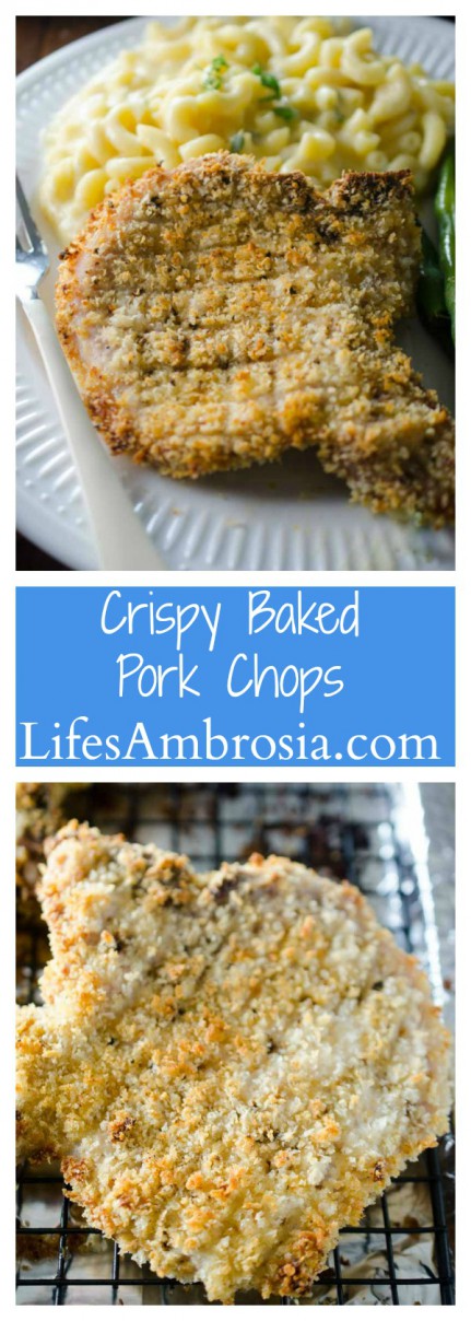 Crispy Baked Pork Chops - Life's Ambrosia