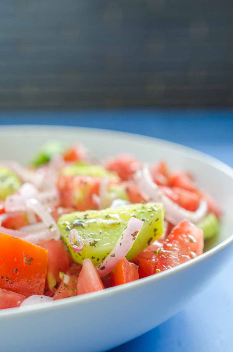 Classic Cucumber Tomato Salad Recipe Life's Ambrosia