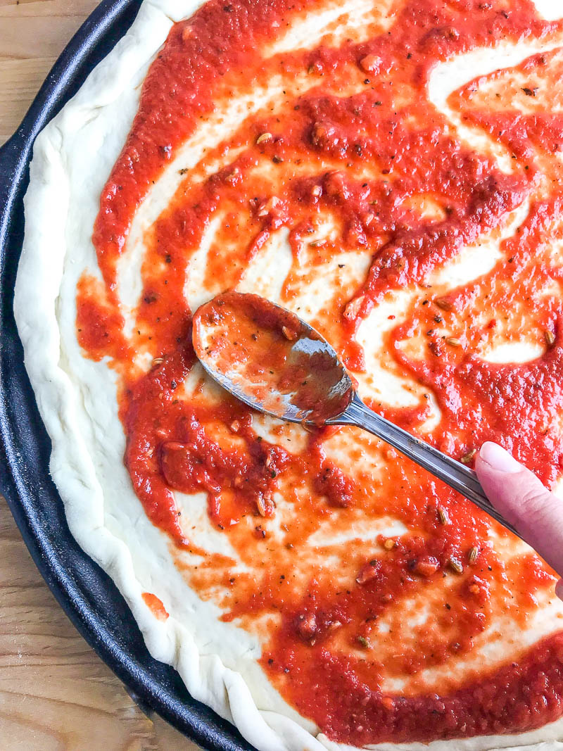 Easy Pizza Sauce Recipe - Homemade Pizza Sauce - Life's Ambrosia