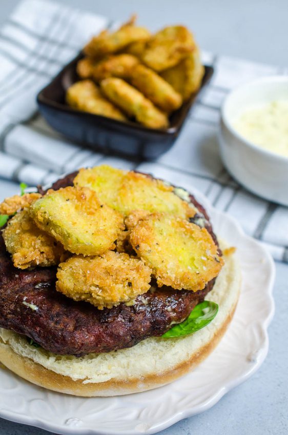 Fried Pickle Burger