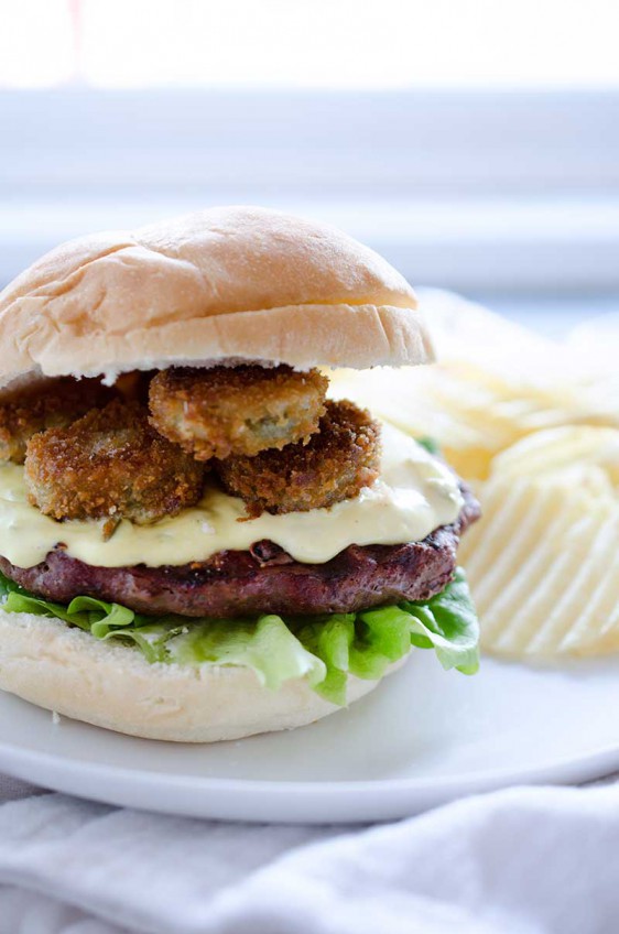 Fried Pickle Burger Life's Ambrosia