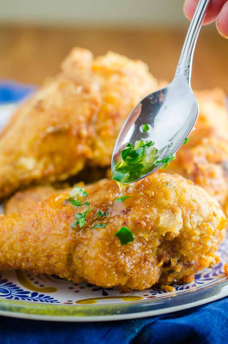 Garlic Fried Chicken - Life's Ambrosia