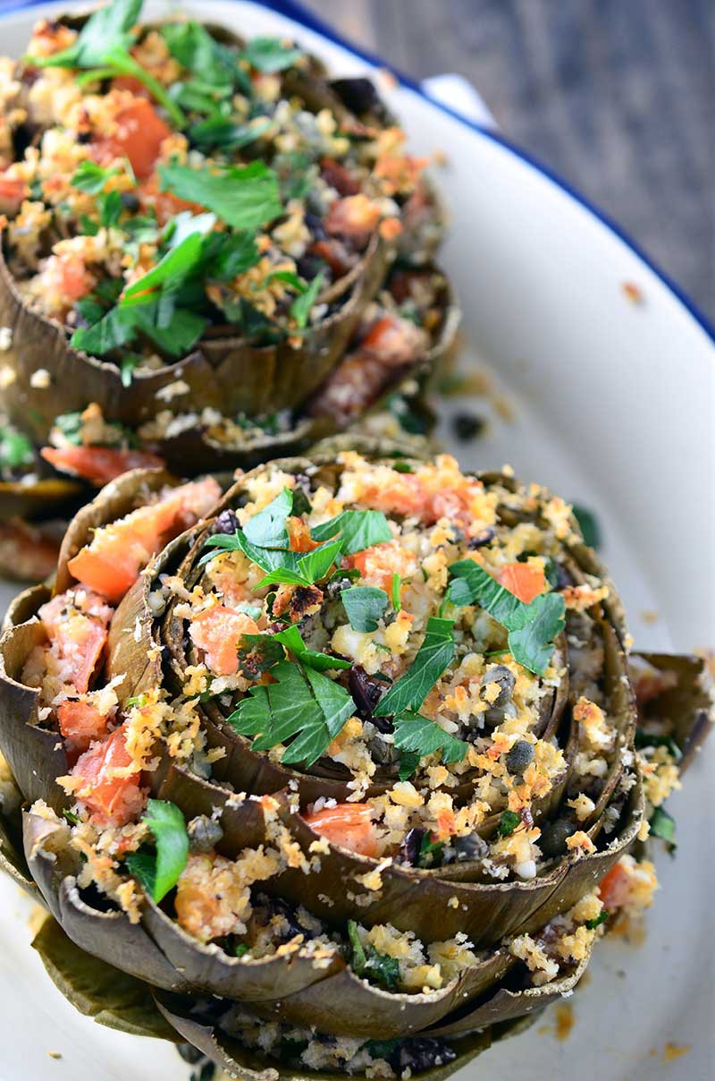 Greek Stuffed Artichokes