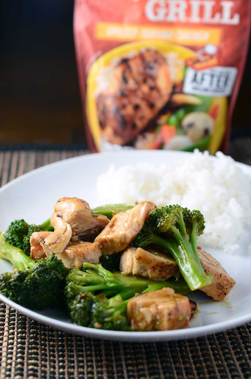 Grilled Chicken Teriyaki & Broccoli Stir Fry - Life's Ambrosia