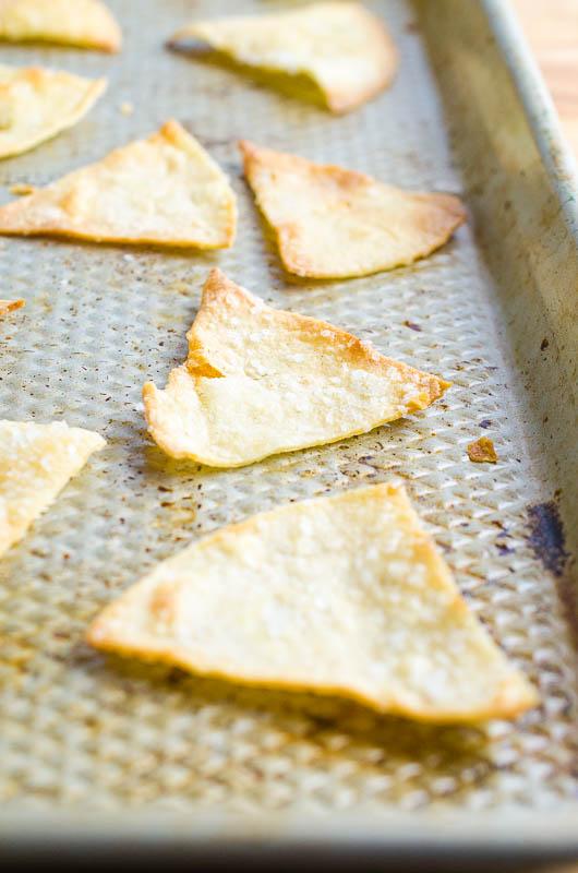 Homemade Tortilla Chips | Baked Tortilla Chips | Life's ...