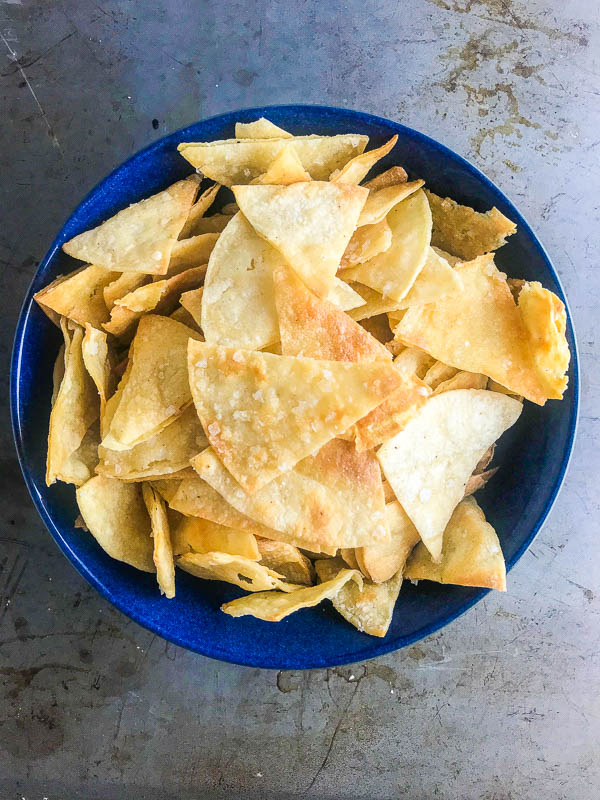 homemade tortilla chips | baked tortilla chips | life's ambrosia