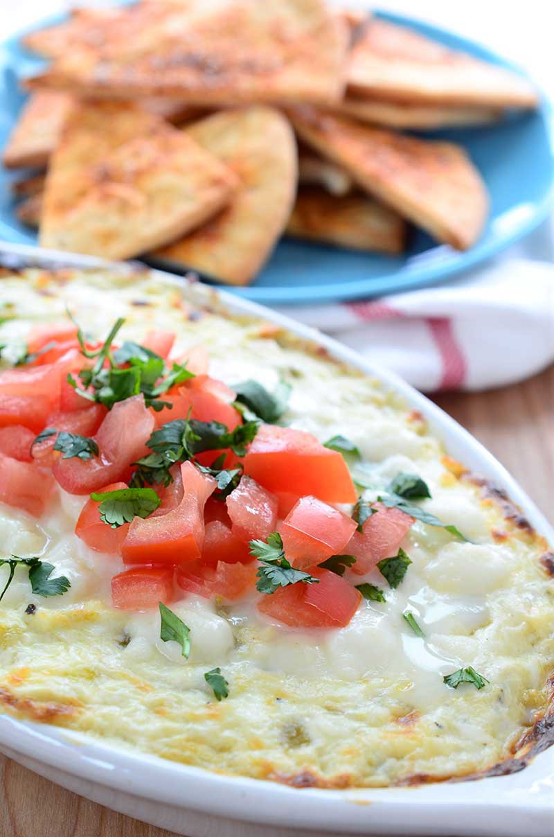 Hot Green Chile Cheese Dip - Life&amp;#39;s Ambrosia