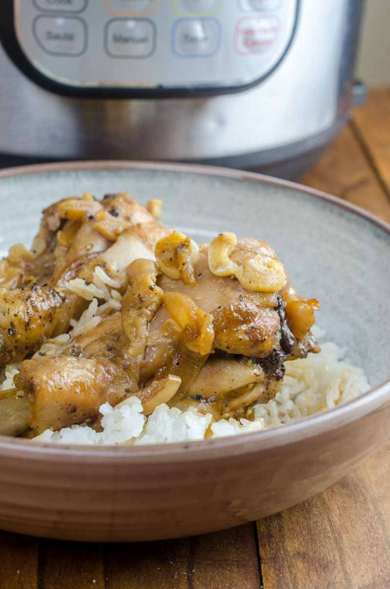 Instant Pot Chicken Adobo - Life's Ambrosia