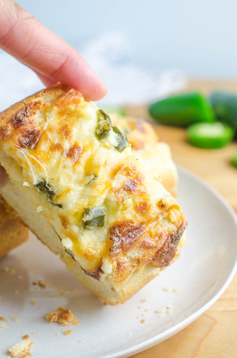 Jalapeno Popper Cheese Bread Recipe - Life's Ambrosia