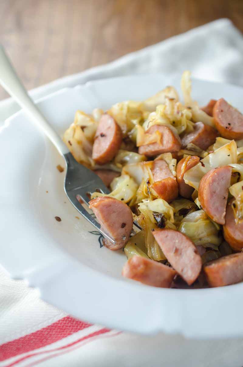 Kielbasa and Cabbage - Life's Ambrosia