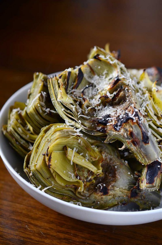 Parmesan Herb Grilled Artichokes - Life's Ambrosia