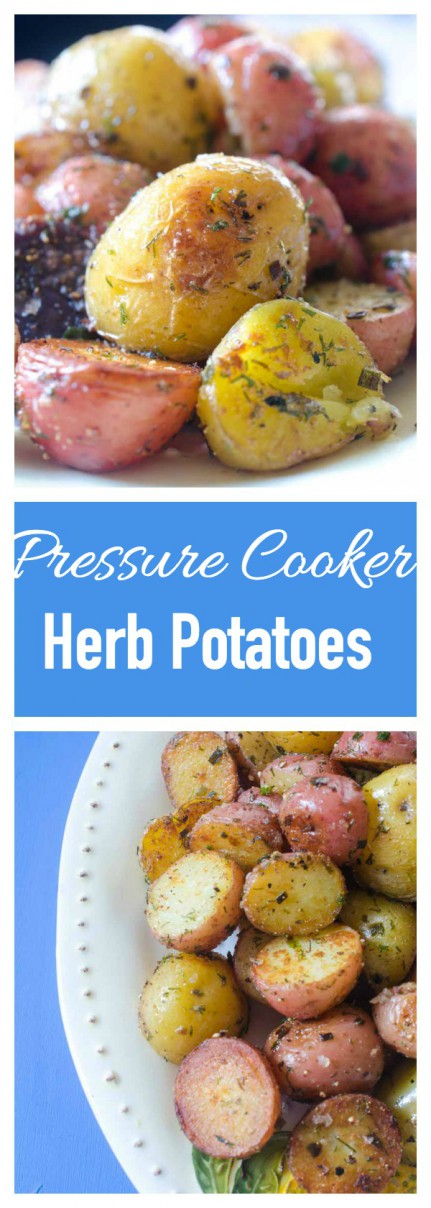 Pressure Cooker Potatoes - Instant Pot Potatoes - Life's Ambrosia