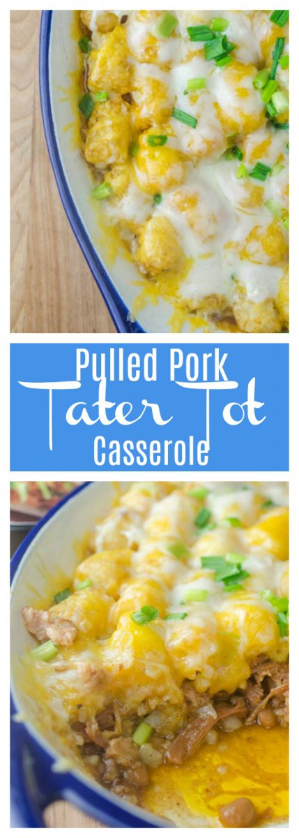 Pulled Pork Tater Tot Casserole Recipe - Life's Ambrosia