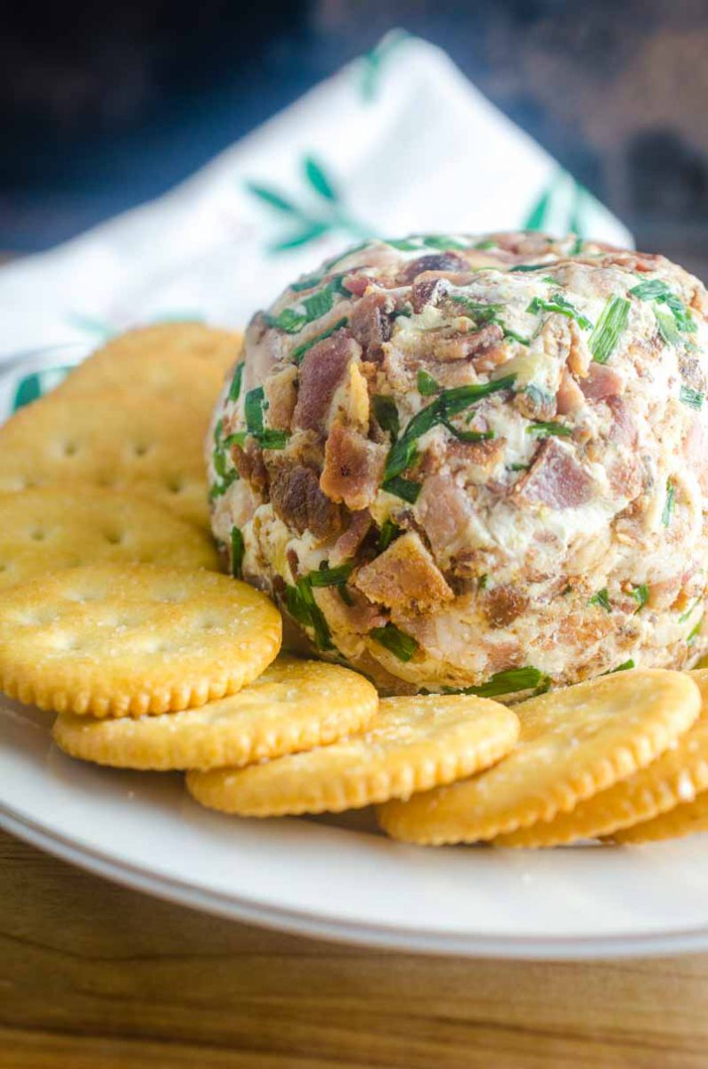 Roasted Garlic Cheese Ball Easy Cheese Ball Recipe Life's Ambrosia