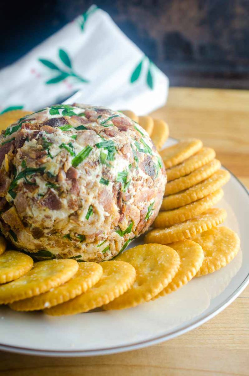 Roasted Garlic Cheese Ball Easy Cheese Ball Recipe Life's Ambrosia