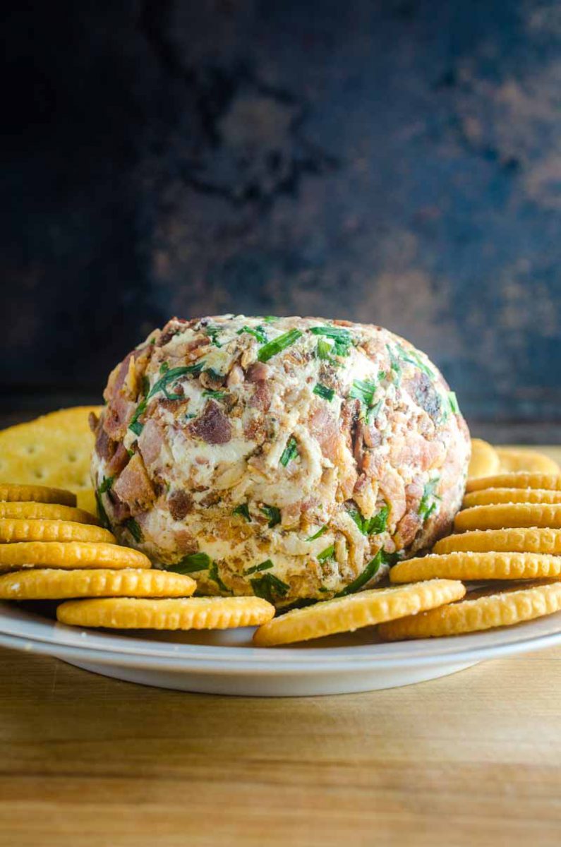 Roasted Garlic Cheese Ball Easy Cheese Ball Recipe Life's Ambrosia
