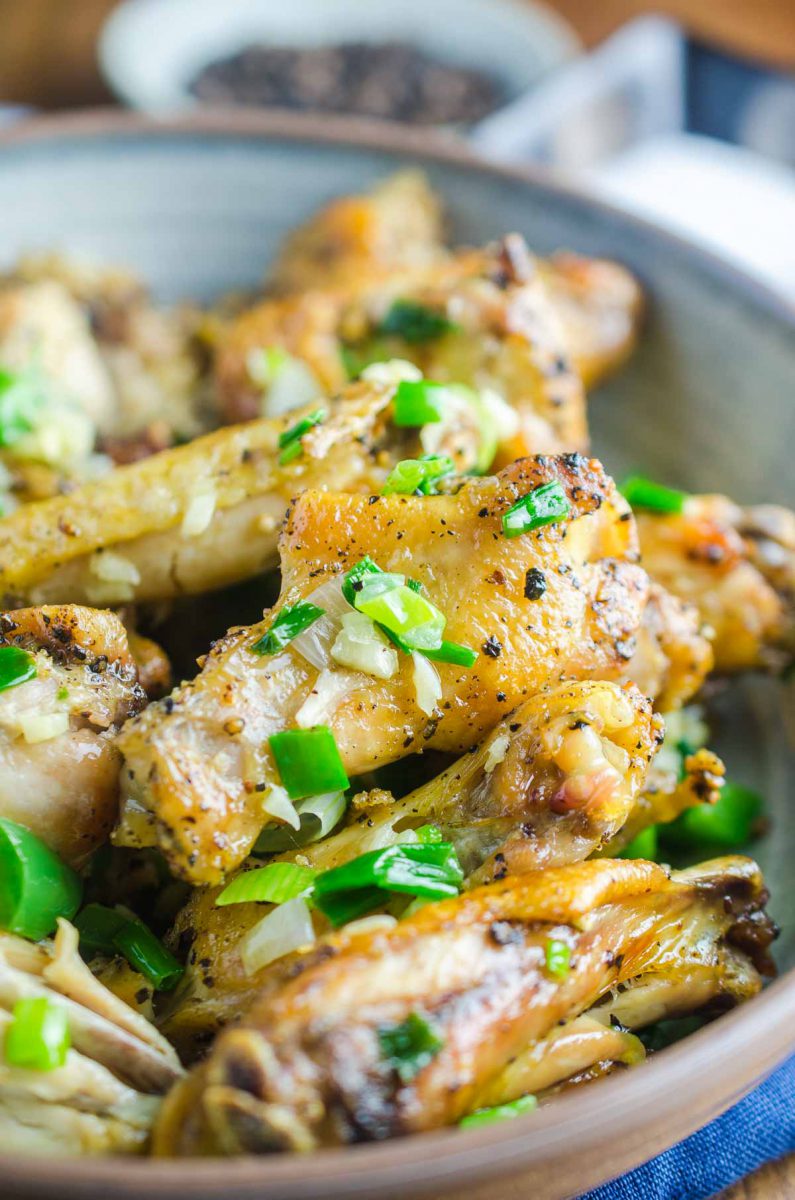 Baked Salt And Pepper Chicken Wings Recipe