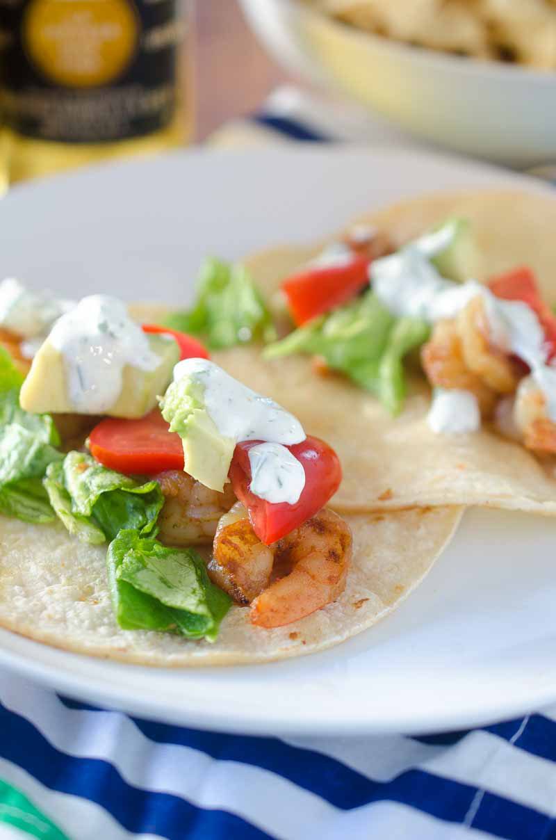 Easy Shrimp Tacos Recipe | Shrimp Taco Sauce | Life's Ambrosia