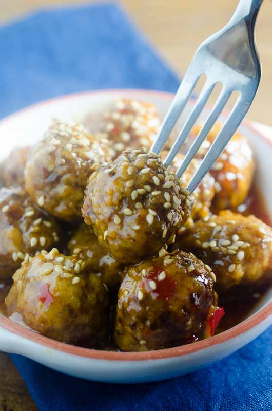 Slow Cooker Sweet Chili Meatballs Life's Ambrosia