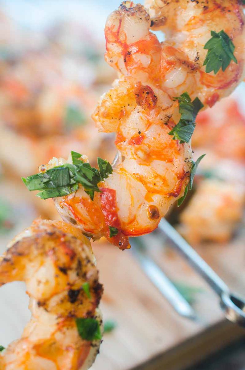 Spicy Grilled Shrimp Recipe- Quick and Easy- Life's Ambrosia