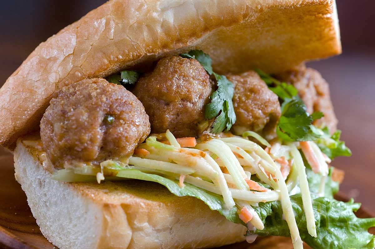 Asian Meatball Sub Life's Ambrosia