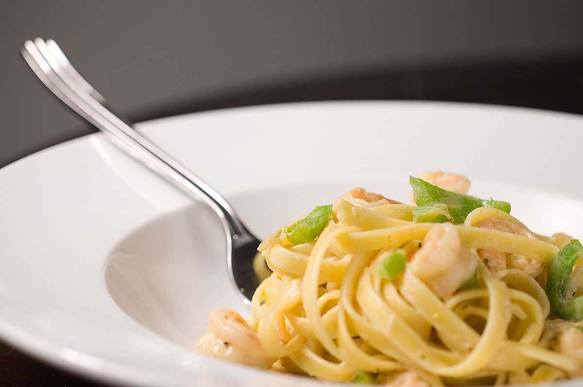 Cajun Prawn Fettuccine - Life's Ambrosia