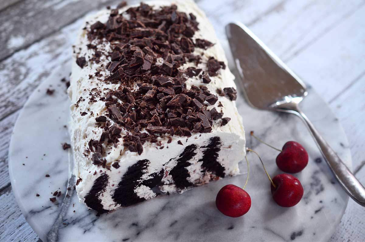 Chocolate Cherry Icebox Cake Life's Ambrosia