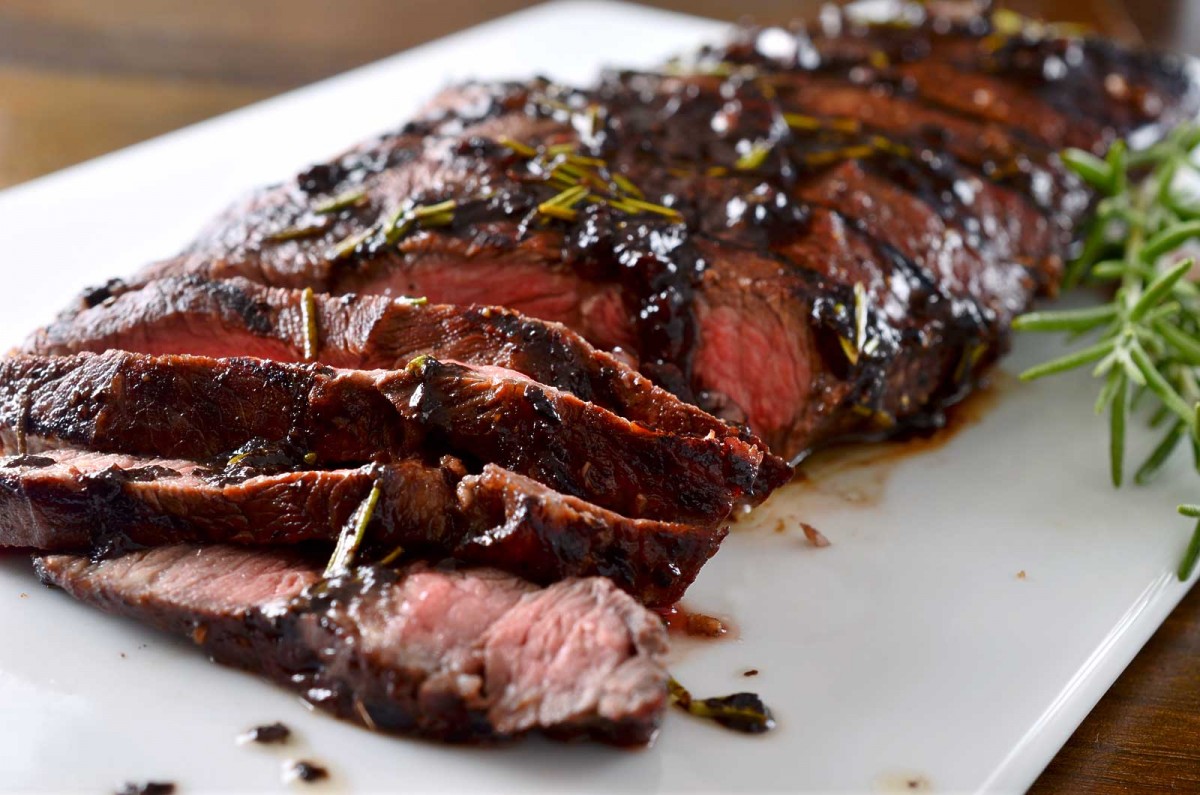 Flat Iron Steak With Balsamic Sauce Recipe Lifes Ambrosia 