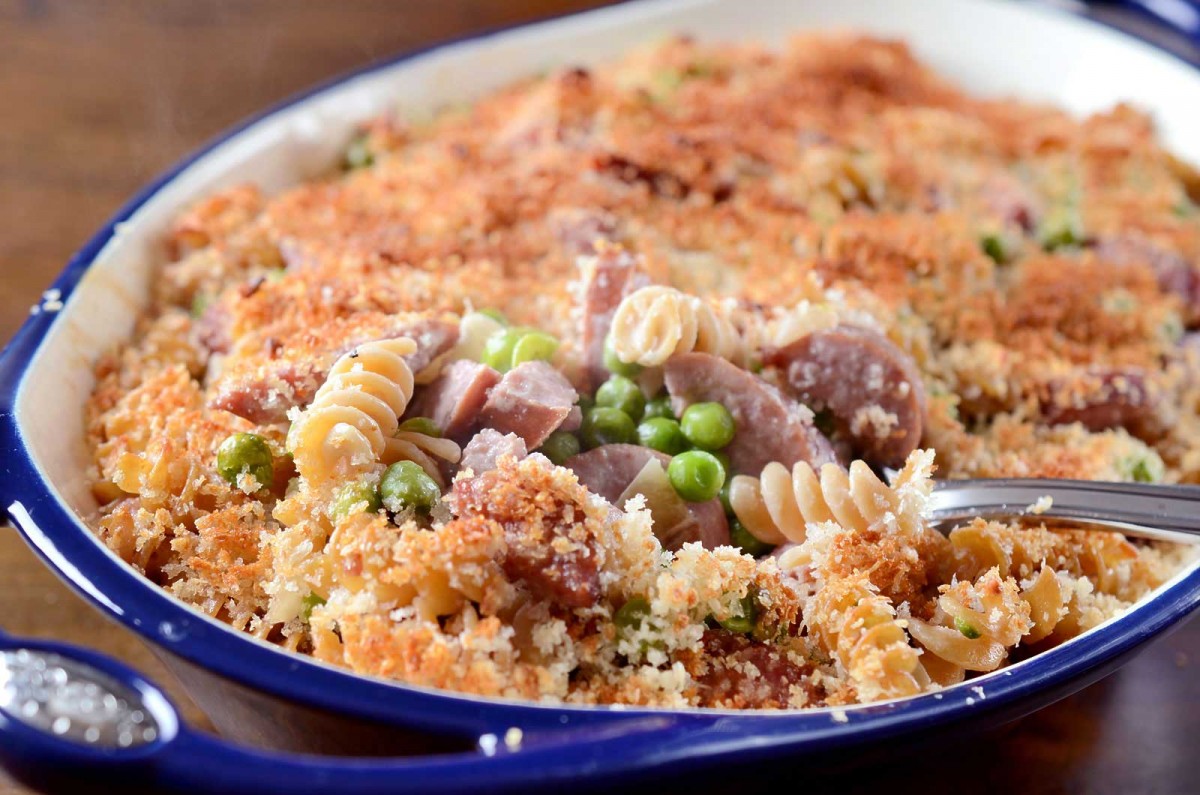 Kielbasa and Pea Casserole Life's Ambrosia