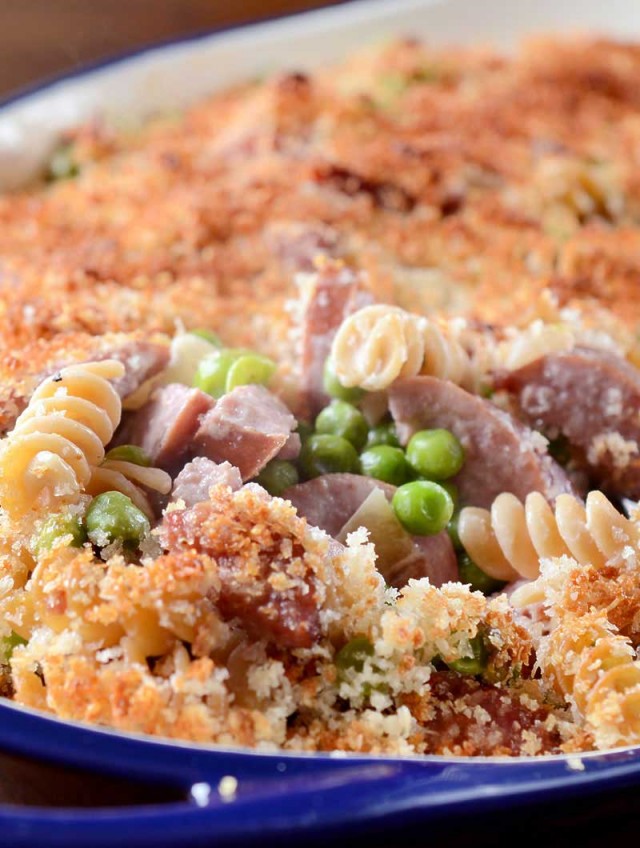 Kielbasa and Pea Casserole Life's Ambrosia