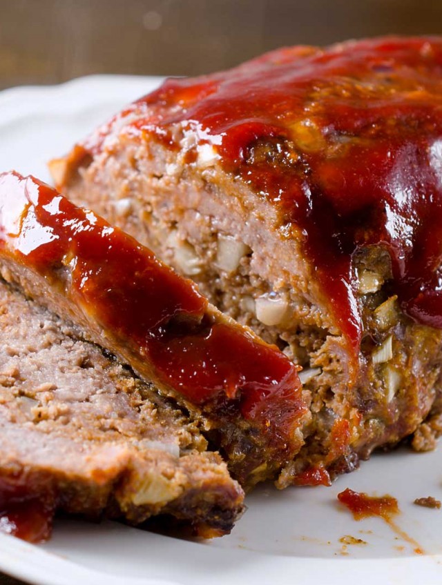 Meatloaf with Sriracha BBQ Sauce - Life's Ambrosia