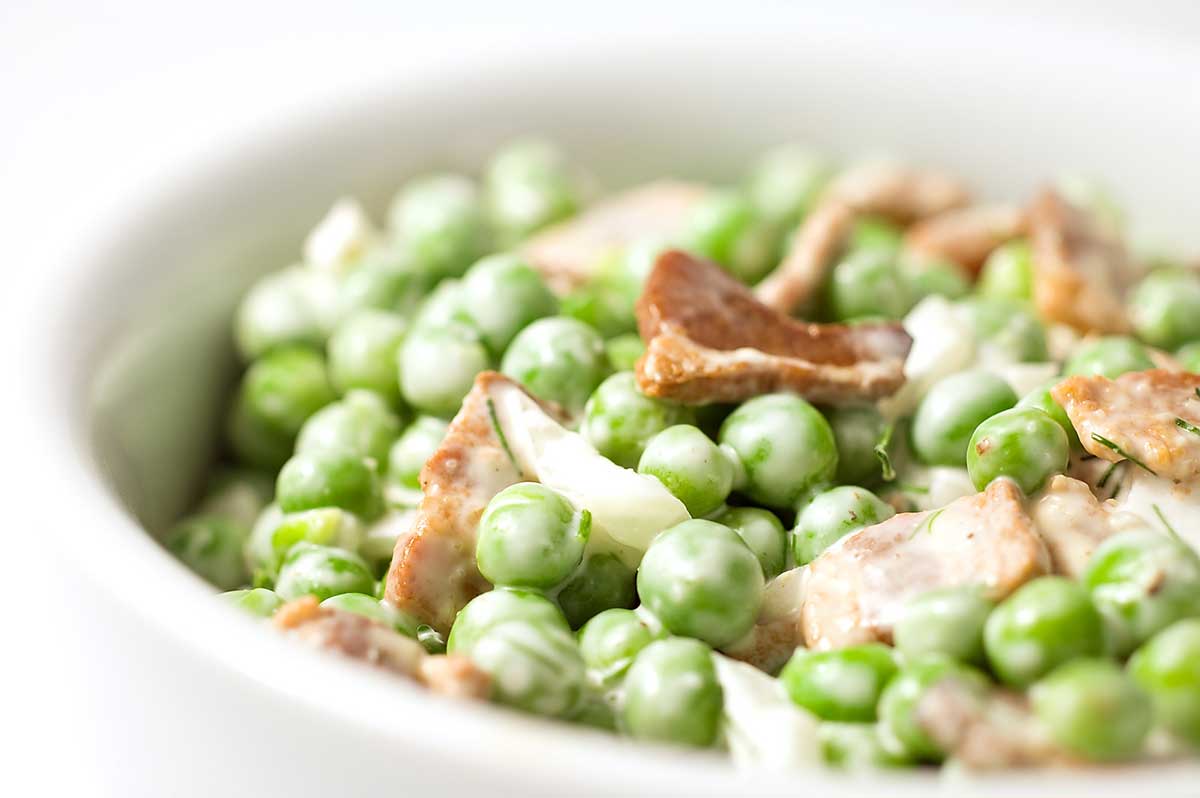 Pierogies with Cucumber and Dilled Peas photo picture Pierogies with Cucumber and Dilled Peas