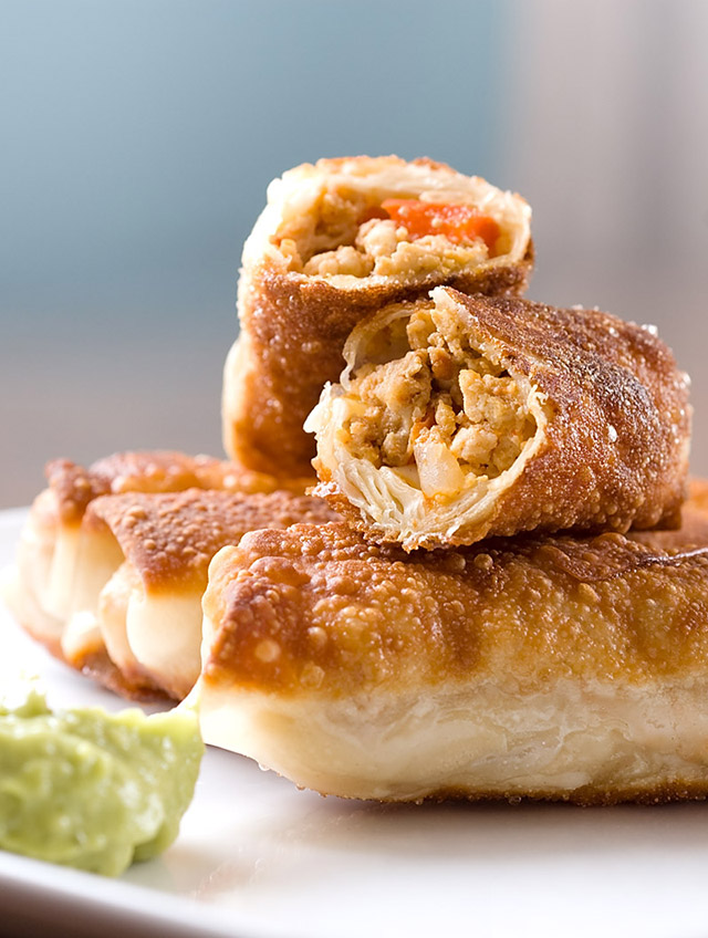 Chipotle Chicken Egg Rolls - Life's Ambrosia