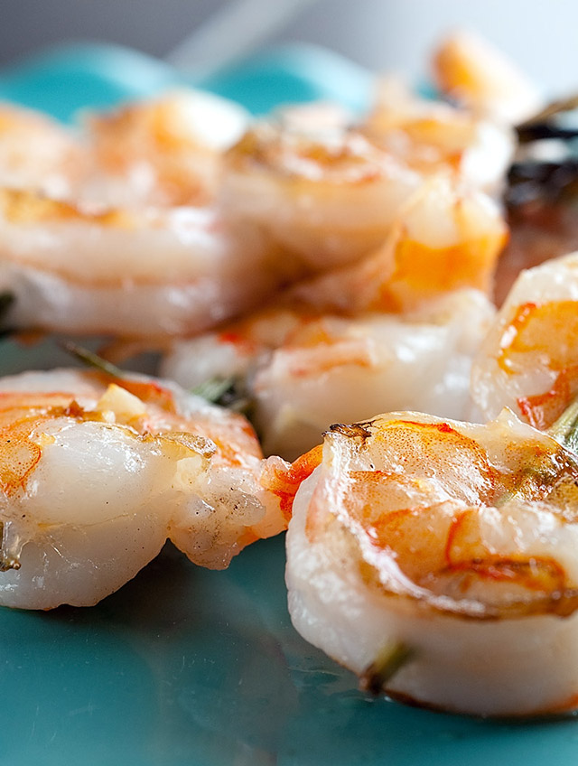 Grilled Shrimp and Rosemary Skewers Life's Ambrosia