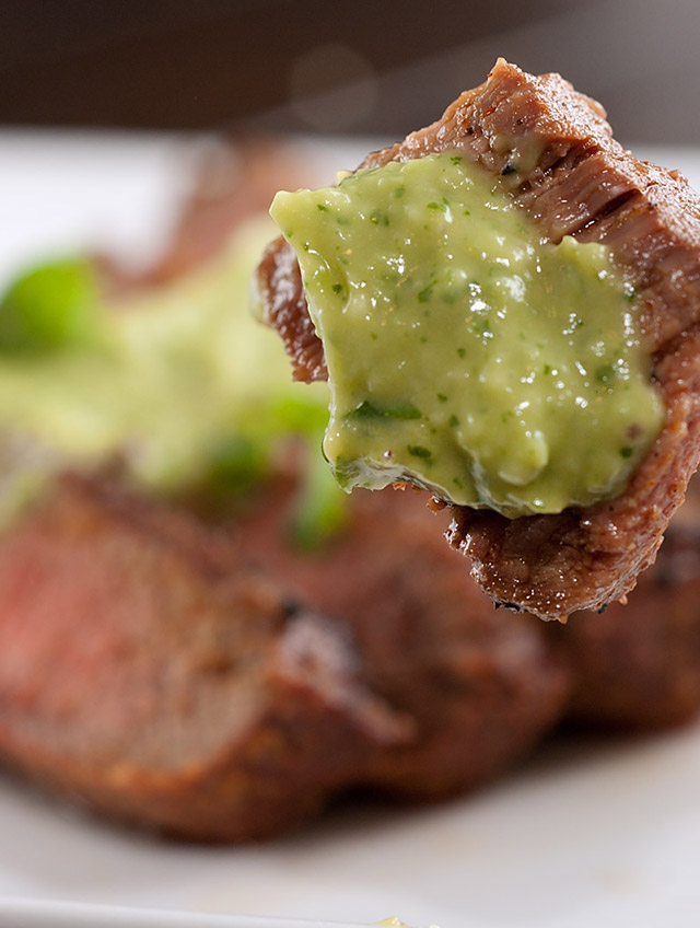 Grilled Steak with Avocado Sauce Life's Ambrosia