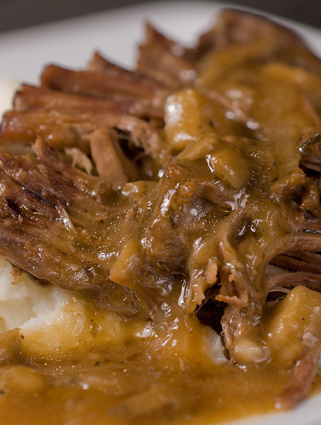 Pot Roast with Mushroom Gravy Life's Ambrosia