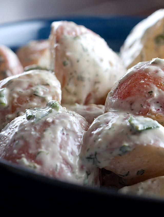 Red Potato Salad with Dill and Tarragon Life's Ambrosia