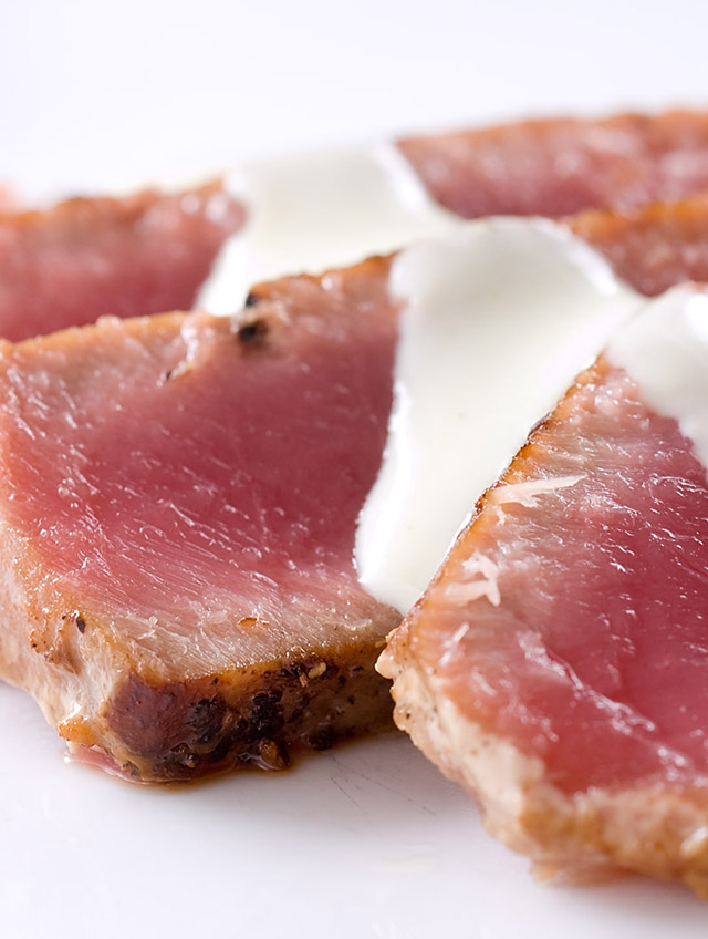 Seared Ahi Tuna with Wasabi Cream Life's Ambrosia